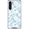 Blue Tie Dye Galaxy S23 Plus Clear Case