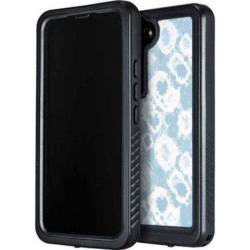 Blue Tie Dye Galaxy S23 Plus Waterproof Case