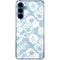 Blue Tie Dye Galaxy S24 Clear Case
