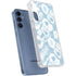 Blue Tie Dye Galaxy S24 Clear Case