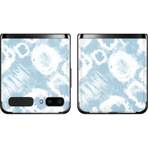 Blue Tie Dye Galaxy Z Flip Skin