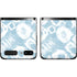 Blue Tie Dye Galaxy Z Flip Skin