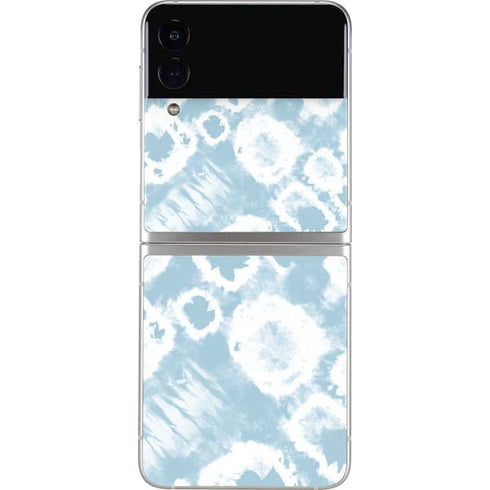 Blue Tie Dye Galaxy Z Flip3 5G Skin