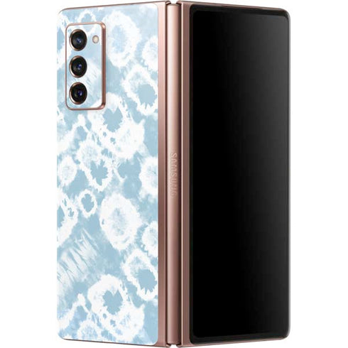 Blue Tie Dye Galaxy Z Fold2 5G Skin