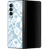 Blue Tie Dye Galaxy Z Fold3 5G Skin