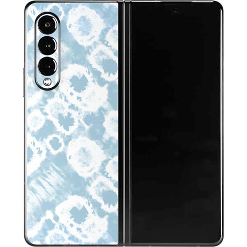 Blue Tie Dye Galaxy Z Fold3 5G Skin