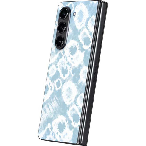 Blue Tie Dye Galaxy Z Fold5 5G Skin