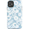 Blue Tie Dye iPhone 11 Impact Case