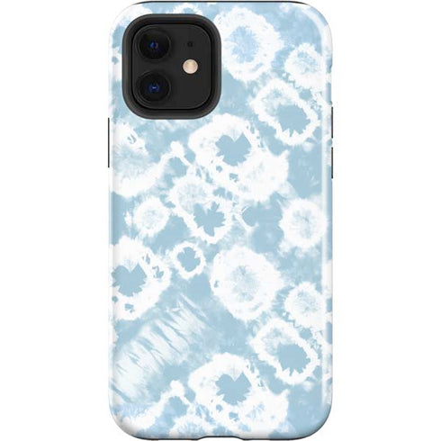 Blue Tie Dye iPhone 12 Impact Case