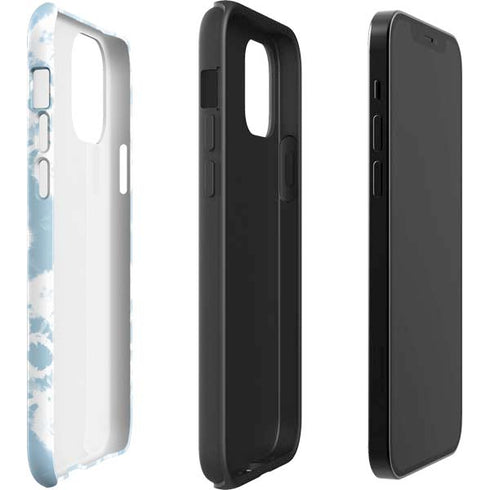 Blue Tie Dye iPhone 12 Impact Case