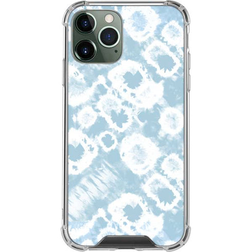 Blue Tie Dye iPhone 12 Pro Clear Case