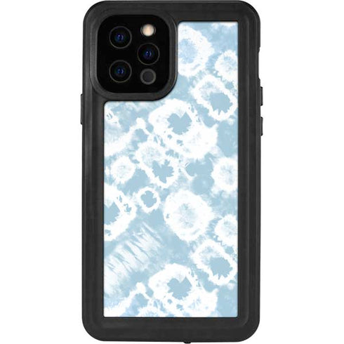 Blue Tie Dye iPhone 12 Pro Waterproof Case