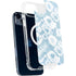 Blue Tie Dye iPhone 15 Plus MagSafe Case