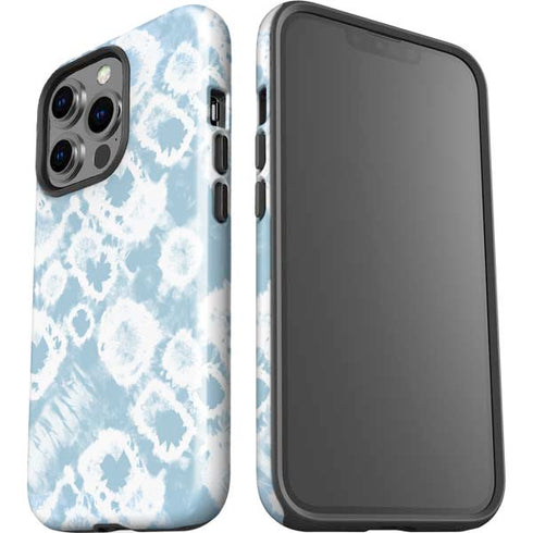 Blue Tie Dye iPhone 15 Pro Impact Case