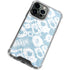 Blue Tie Dye iPhone 15 Pro Max Clear Case