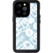 Blue Tie Dye iPhone 14 Pro Waterproof Case