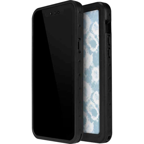 Blue Tie Dye iPhone 14 Pro Waterproof Case