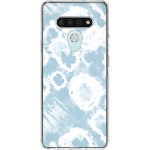 Blue Tie Dye LG Stylo 6 Clear Case