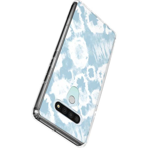 Blue Tie Dye LG Stylo 6 Clear Case