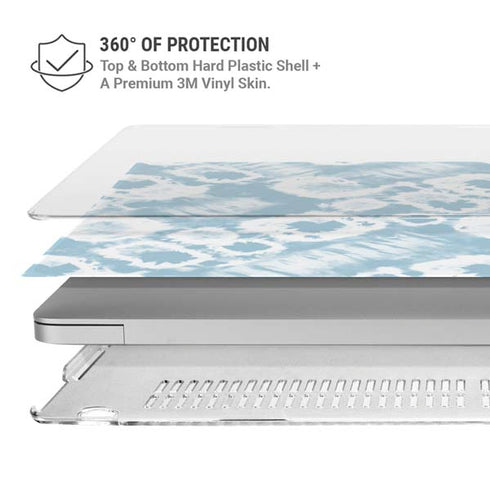 Blue Tie Dye MacBook Air 13in M1 (2021) Case plus Skin