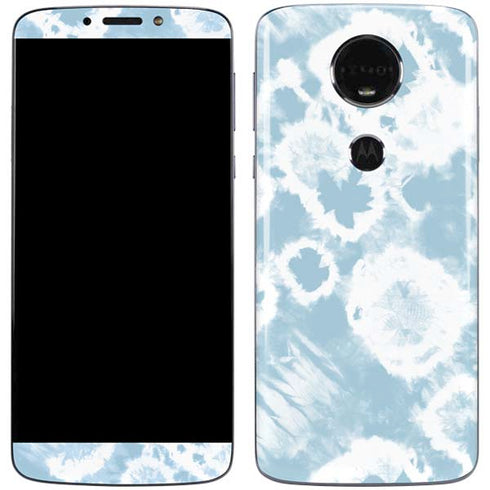 Blue Tie Dye Moto E5 Plus Skin