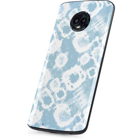 Blue Tie Dye Moto G6 Skin