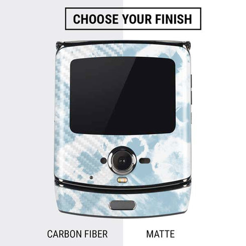 Blue Tie Dye Motorola RAZR Skin