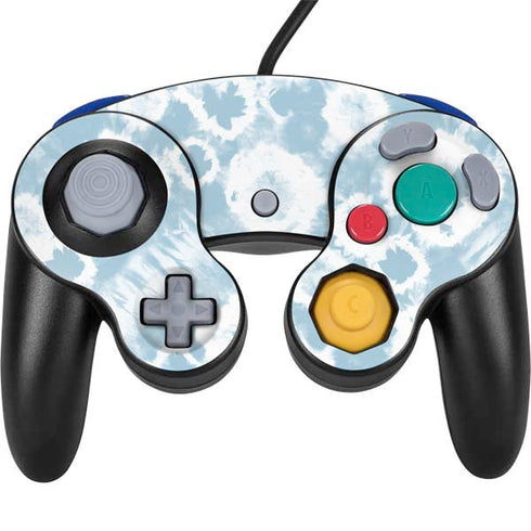 Blue Tie Dye Nintendo GameCube Controller Skin