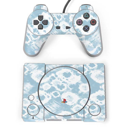Blue Tie Dye PlayStation Classic Bundle Skin