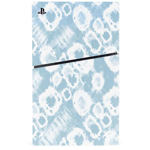Blue Tie Dye PS5 Slim Disk Bundle Skin