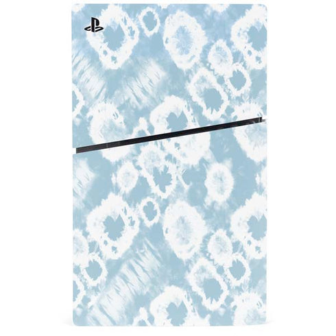 Blue Tie Dye PS5 Slim Digital Edition Console Skin