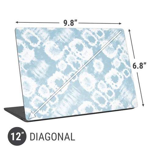 Blue Tie Dye Universal Laptop 12in (9.8 x 6.8in) Skin