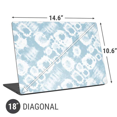 Blue Tie Dye Universal Laptop 18in (14.6 x 10.6in) Skin