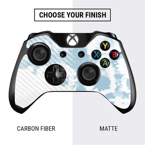 Blue Tie Dye Xbox One Controller Skin