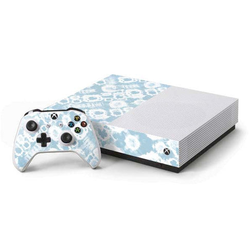 Blue Tie Dye Xbox One S All-Digital Edition Bundle Skin