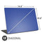 Blue Solid Universal Laptop 18in (14.6 x 10.6in) Skin