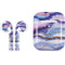 Blue Violet Watercolor Geode Apple AirPods 2 Skin