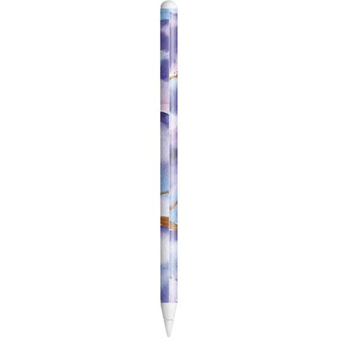 Blue Violet Watercolor Geode Apple Pencil (2nd Gen 2019) Skin