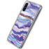 Blue Violet Watercolor Geode Galaxy A10e Clear Case