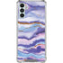 Blue Violet Watercolor Geode Galaxy A13 5G Clear Case