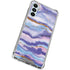 Blue Violet Watercolor Geode Galaxy A13 5G Clear Case