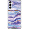 Blue Violet Watercolor Geode Galaxy A14 5G Clear Case