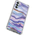 Blue Violet Watercolor Geode Galaxy A14 5G Clear Case