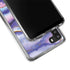 Blue Violet Watercolor Geode Galaxy A21 Clear Case