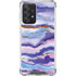 Blue Violet Watercolor Geode Galaxy A52 5G Clear Case