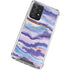 Blue Violet Watercolor Geode Galaxy A52 5G Clear Case