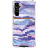 Blue Violet Watercolor Geode Galaxy A54 5G Clear Case