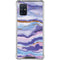 Blue Violet Watercolor Geode Galaxy A71 5G Clear Case