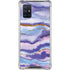 Blue Violet Watercolor Geode Galaxy A71 5G Clear Case