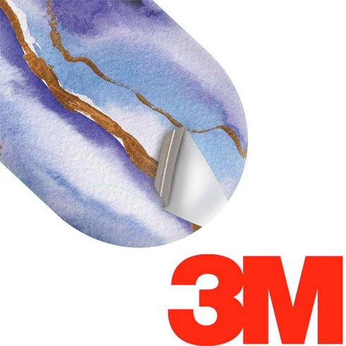 Blue Violet Watercolor Geode Galaxy Buds Plus Skin